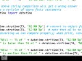 Python -- Comparing Date/Time Objects