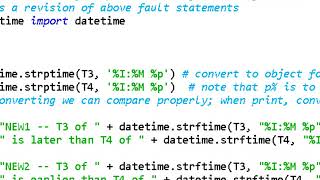 Python -- Comparing Date/Time Objects
