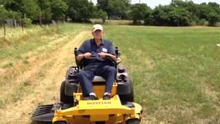 GrandPa Walker on his new Hustler FastTrak 2