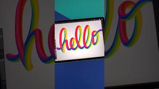 Procreate Rainbow Smudge Brush #procreate #tutorial #tutorialvideo