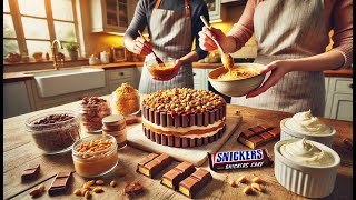 Идеальный торт Сникерс: готовим дома легко и быстро #snickers #cake