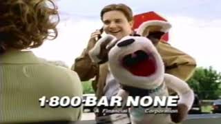 Retro Bar None Auto Financing Commercial 2003 Dog Sock Puppet