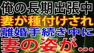 【修羅場】俺の長期出張中、妻が種付けされ、離婚手続き中に、妻の姿が...