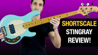 SHORTSCALE Stingray Bass! - Review and Demo