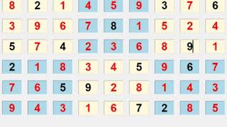 [Python] tkinter - sudoku solver demo