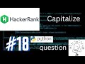 capitalize in hackerrank python