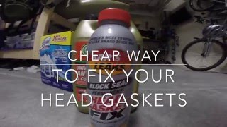 Easy \u0026 Cheap Head Gasket Fix - under $20