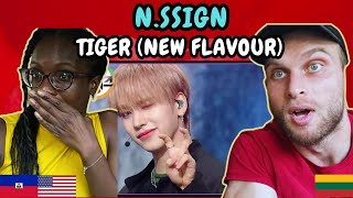 REACTION TO n.SSign (엔싸인) - Tiger (New Flavour) (Live on Music Bank) | FIRST TIME HEARING