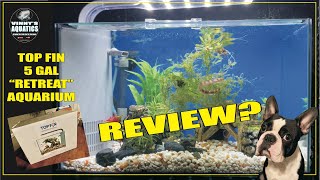 Top Fin 5 Gal Retreat Aquarium REVIEW!