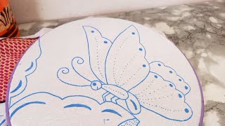 Bordado Fantasía MARIPOSA (LE QUEDO PERFECTA ESTA PUNTADA, MUY HERMOSA!!) ᴱᴸ ᴮᴼᴿᴰᴬᴰᴼᴿ