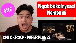 Reaction ONE OK ROCK - PAPER PLANES LIVE (KUPAS)