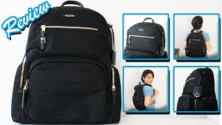 TUMI Voyageur Carson Laptop Backpack (15 inch) Review ● Mompreneur life ❤️ Vlog