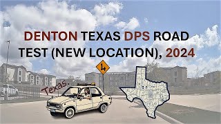 Denton Texas DPS Road Test - DL (New Location), 2024 - Dash Cam Video #dps #dmv #dentontexas