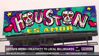 Artists bring creativity to local billboards