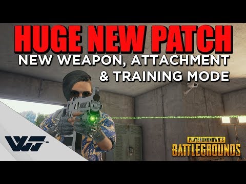 PATCH GUIDE: HUGE NEW UPDATE – New Weapon, Training Mode, Attachment, Vehicle and more – PUBG