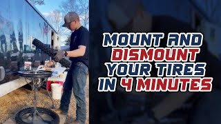 Changing your Dirt Bike Tires in Just 4 Minutes - PIVOTRAX Moto (Subs)