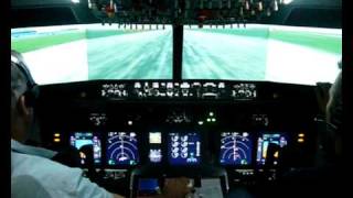 737NG Simulator flight