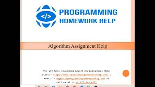 Programming Homework Help