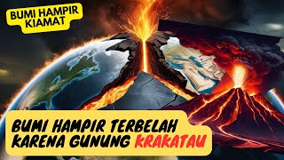 Karena Krakatau Bumi Hampir terbelah