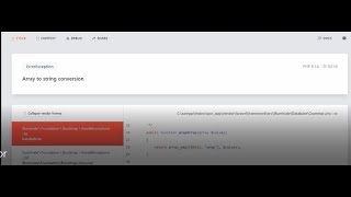 حل مشكلة - Laravel - Array to String Conversion - How to Fix Array to String Conversion in Laravel