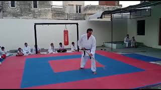 Shihan Mohd.Sabir stick double round training