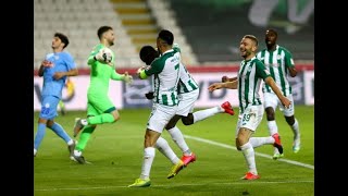 İttifak Holding Konyaspor, 90+5'te bulduğu golle Çaykur Rizespor'u 1 0 mağlup etti