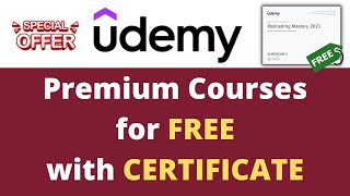 100+ Udemy Courses with Free Certificate | Udemy Coupon Code 2023