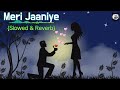 meri jaaniye slowed u0026 reverb lofi mix shaan u0026 monali thakur bollywood songs romantic song lo fi