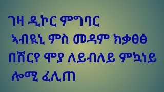 ገዛ ዲኮር ምግባር ኣብዩኒ ምስ መዳም ተባኢስና