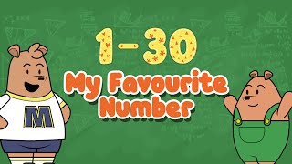 Count from 1 to 30 | Learn Favourite Numbers | Counting for kids | Educational Video For Kids