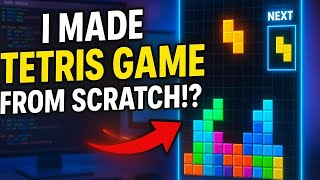 I Built Tetris in Python from Scratch (Pygame Beginner Tutorial – PART 1)