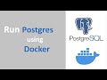 Run postgres database | docker | Docker Compose | Part-5