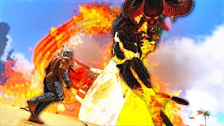 The ALPHA MOLTEN GOLEM is an ABSOLUTE MONSTER! | ARK MEGA Modded #58