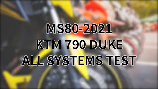 2021 OBDSTAR MS80 KTM 790 DUKE All System Test