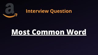 Most Common Word - Leetcode 819 - Javascript