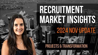 T+O+M Talks: November 2024 Projects \u0026 Transformation recruitment insights (with Gillian Duffy)