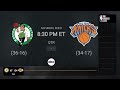 boston celtics @ new york knicks abc live scoreboard