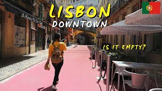 THINGS to DO/SEE in LISBON Downtown | WALK Around Lisbon-PORTUGAL