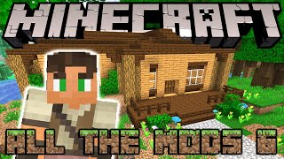 Building Our Home! - Minecraft: All The Mods 6 Ep. 3 w/ Zueljin