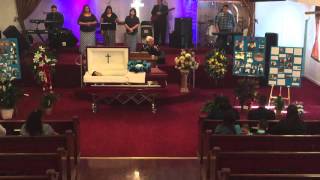 Brandon Deleza funeral at the Rose of Sharon Church