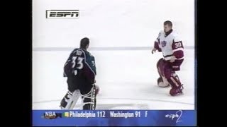 97/98 RS: Col @ Det Highlights - 4/1/98