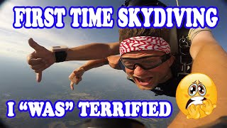 Skydiving For The First Time!! So Much Anxiety!!