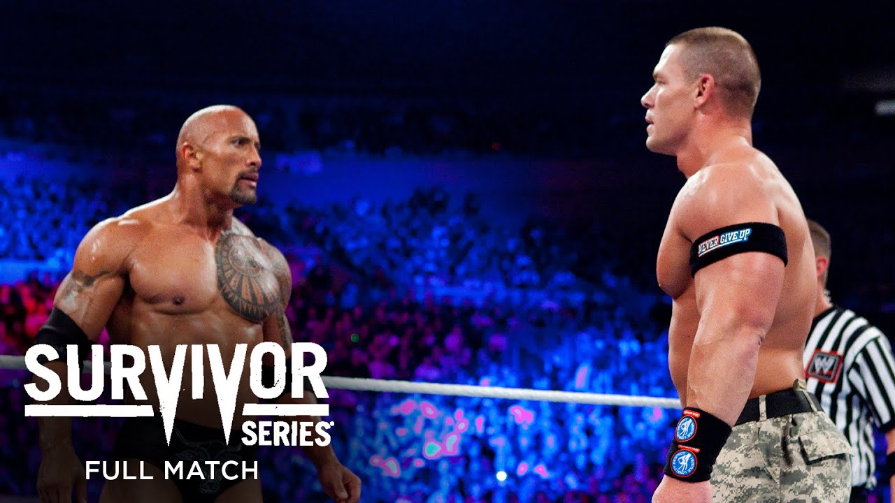 FULL MATCH - John Cena & The Rock Vs. The Miz & R-Truth: Survivor ...