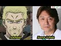 Vinland Saga Voice Actors and Character / Thorfinn and thorkell voice / Seiyuu