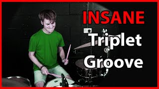 INSANE TRIPLET GROOVE | Easy Drum Lesson | TobyJonesDrums