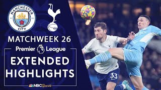 Manchester City v. Tottenham Hotspur | PREMIER LEAGUE HIGHLIGHTS | 2/19/2022 | NBC Sports