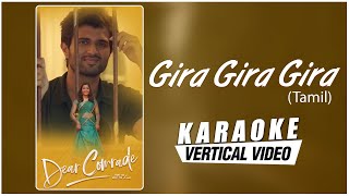 Gira Gira Gira - Karaoke | Dear Comrade Tamil | Vijay Deverakonda, Rashmika | Justin Prabhakaran