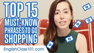 Top 15 Must-Know Phrases to Go Shopping in English