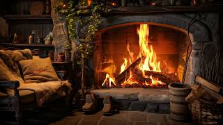 Fall Asleep Instantly To The Sound Of A Warm Crackling Fire 🔥Nighttime Serenity