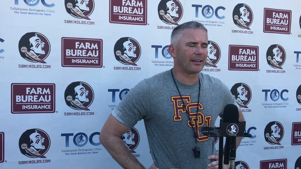 Mike Norvell Recaps Day 8 Ahead Of FSU’s First Scrimmage - YouTube